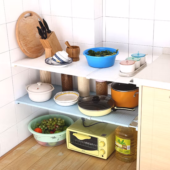 3-Tier Expendable Organizer Storage Cabinet Holder Shelf