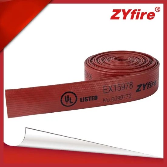 Zyfire erfüllt die UL19-gelisteten flexiblen Schläuche. Rote Doppelgummischläuche